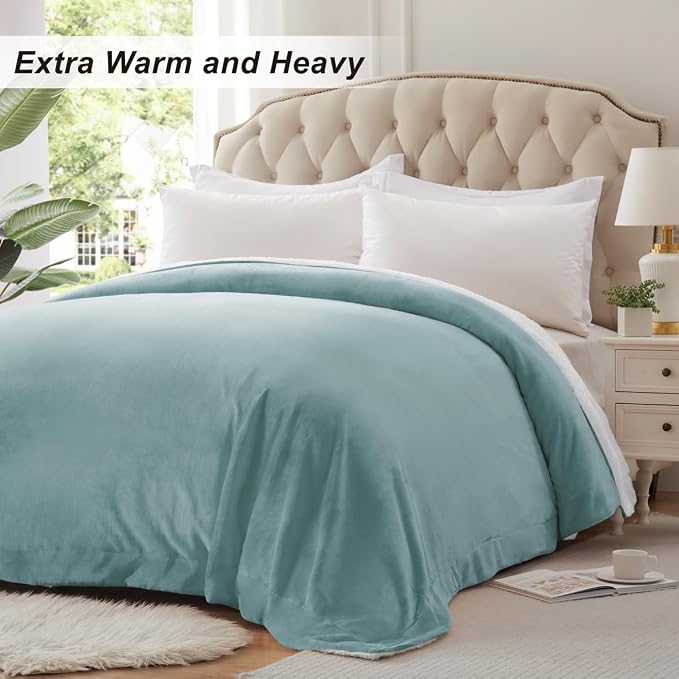 KAWAHOME Sherpa Fleece Queen Size Blanket - Image 6