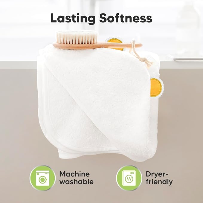 KeaBabies Hooded Baby Towel for Newborn - Image 6