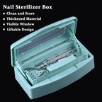 Nail Tool Sterilizer Box Plastic Disinfectant Container - Image 2