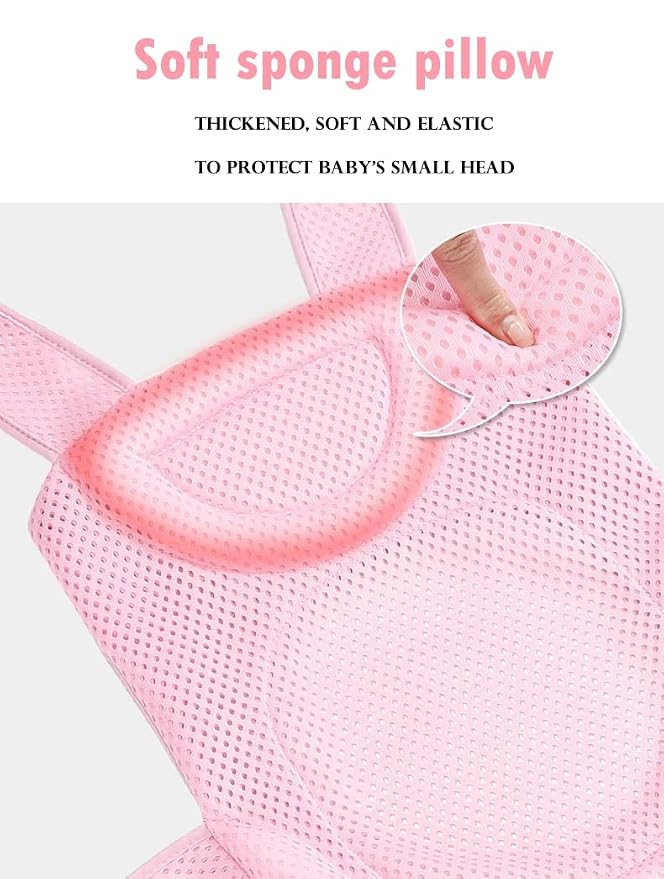 Baby Bath Support Mesh Pad Newborn Bath Tub Seat Net Non-Slip Baby Tub Mat - Image 6