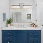 LED Modern Bathroom Light Fixtures 18W Brushed Nickel Vanity Lights Bar 5CCT - Image 3