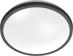 DYMOND 10" Matte Black LED Ceiling Light Flush Mount Lighting Fixture Dimmable - Image 6