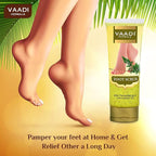 Vaadi Herbals Foot Scrub Foot Scrub Exfoliator Foot Scrub Cream Natural - Image 2