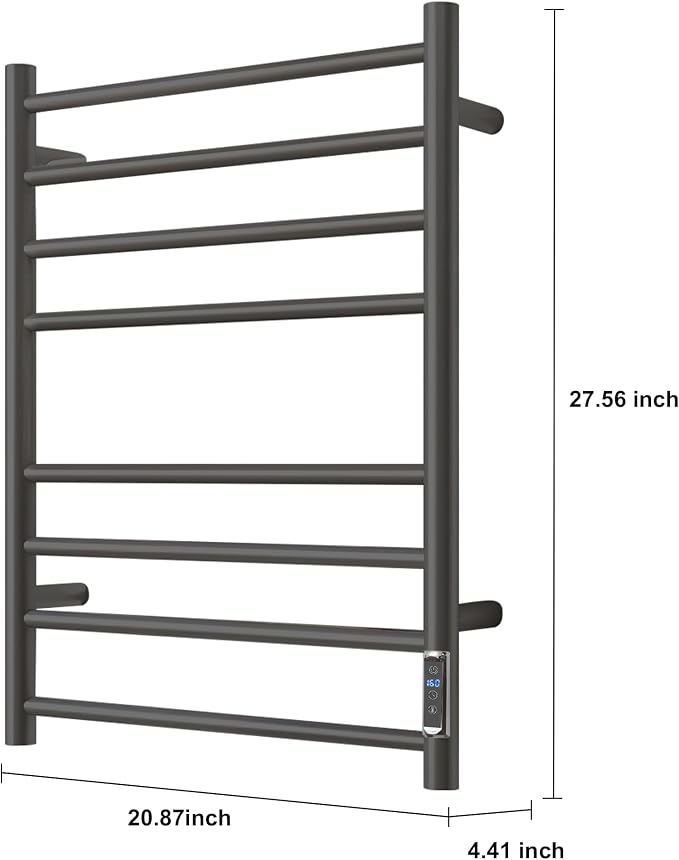 Heated Towel Racks for Bathroom, Wall Mounted Electric Towel Warmer Racks - Image 4