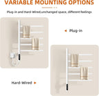 Electric Towel Warmer, 5-Bar Rotating Heated Towel Rack, 2-3 Minutes to - Image 7