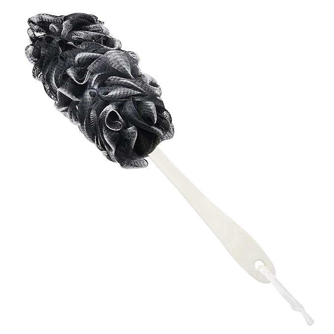Back Scrubber for Shower, Loofah Long Handle Bath Body Brush, Soft Nylon Mesh - Image 5