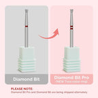 MelodySusie 6.7mm Inverted Tapered Cuticle Clean Nail Drill Bit 3/32'' - Image 3