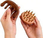 Scalp Massager for Hair Growth, Two-Piece Set-Manual Head Scrubber by lycss