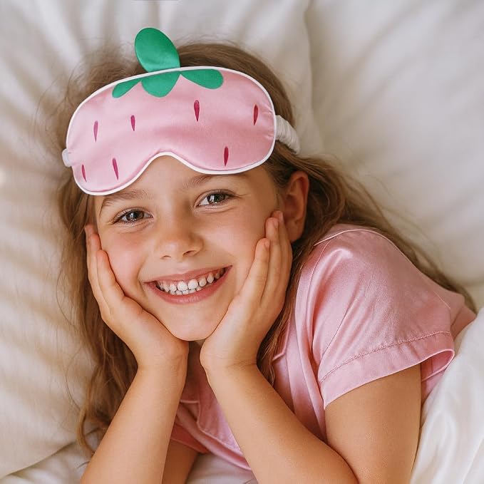 Orose Kids Silk Sleep Mask Cute Adjustable Original Design - Image 2