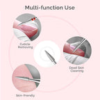 MelodySusie 1.8mm Flame Pentagon Shape Cuticle Clean Nail Drill Bit 3/32'' - Image 7
