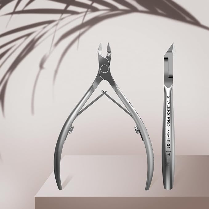 Staleks Pro SMART 31 Cuticle Nippers – 7mm Blade Cuticle Trimmer – Sharp & - Image 3