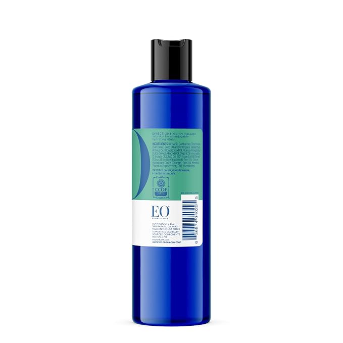 EO Body Oil Grapefruit Mint 8 oz Pack of 1, Nourishes Skin, Contains Vitamin E - Image 3