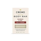 Cremo Exfoliating Body Bar for Men, Bourbon & Oak Scent, Cleanses and Hydrates by CremoCompany