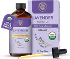 Lavender Essential Oil Pure | USDA Organic Lavender Oil by CarnoCalm