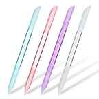 4 PCS Glass Cuticle Pusher Tool, Cuticle File, Dual Ended Manicure Stick by Unknown
