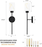 Black Wall Sconces Set of 2 - Image 5