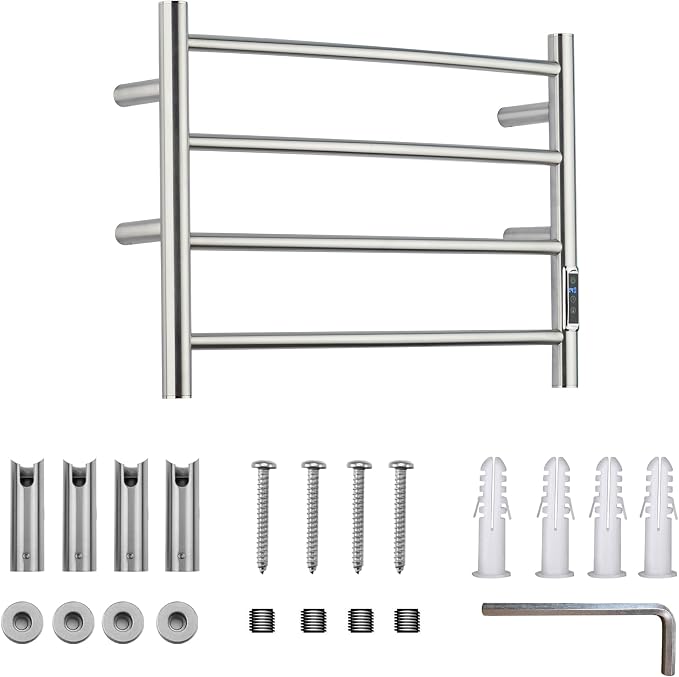 Heated Towel Racks for Bathroom, Wall Mounted Electric Towel Warmer Racks - Image 6