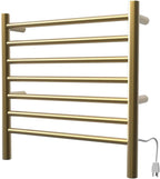 Amba RWHS-SSB Radiant Small Hardwired Plug-in Combo 7 Bar Towel Warmer in Satin - Image 6
