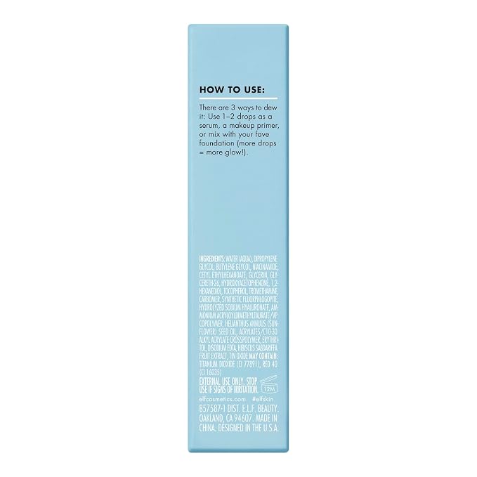 e.l.f. SKIN Holy Hydration! Thirst Burst Drops Mini, Serum - Image 7