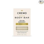 Cremo Exfoliating Body Bar for Men, Italian Bergamot Scent, Cleanses and by CremoCompany