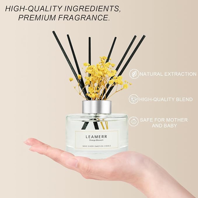 Reed Diffuser Set, 7 fl oz, Home Fragrance Reed Diffuser - Image 6