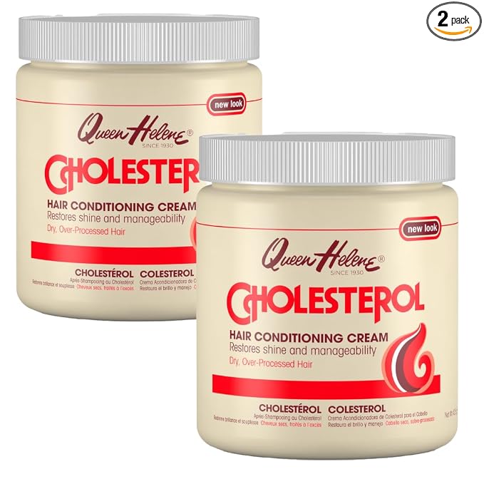 Queen Helene Cholesterol Hair Conditioning Cream, Deep Moisturizing Conditioner by Queen+Helene