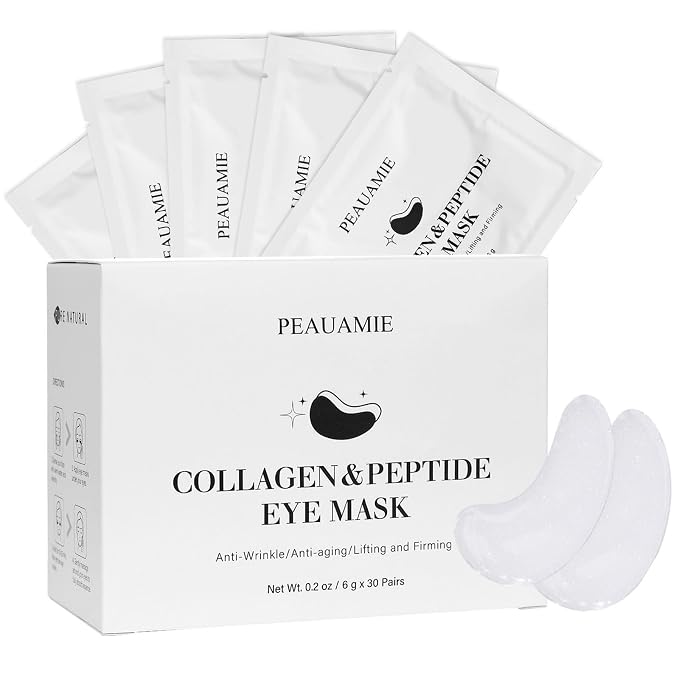 PEAUAMIE Under Eye Patches Collagen and Peptide Eye Mask by PEAUAMIE