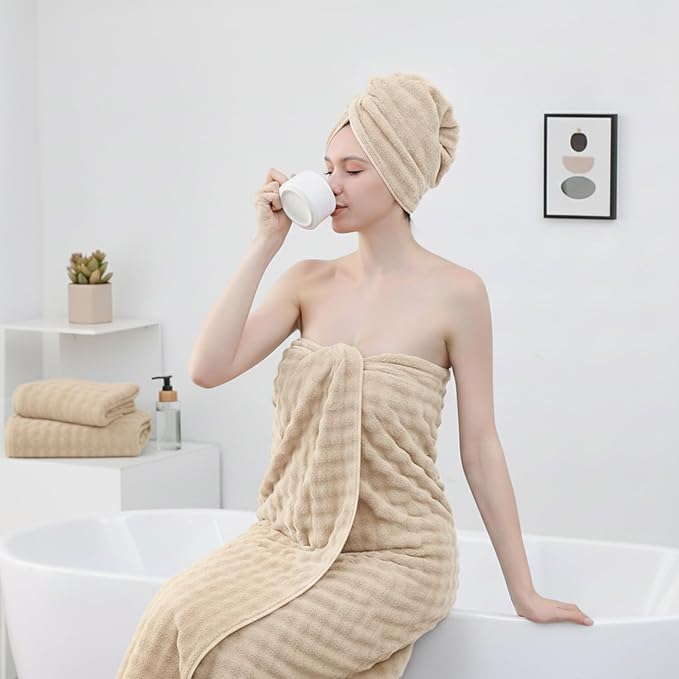 KBY Bath Towels Set of 2, Extra Large Bath Sheets 40X80 Inches, Quick Dry - Image 3
