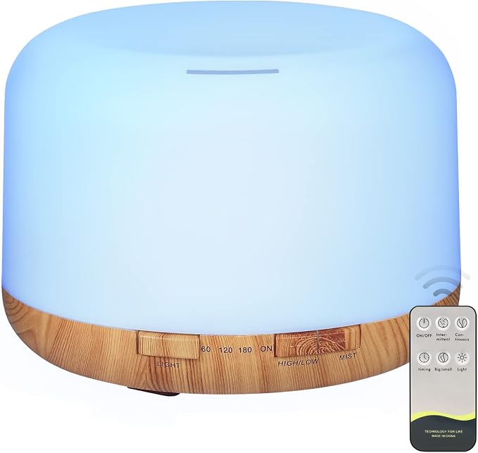 Oil Diffuser, 500ml Essential Oil Diffusers by SACATR