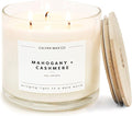Calyan Wax Co. Mahogany & Cashmere 3 Wick Scented Candle by CalyanWaxCo