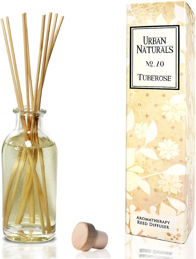Urban Naturals Tuberose Fragrance Oil Reed Diffuser | Exotic Tuberose and - Image 3
