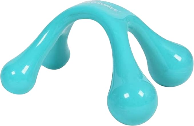 BioSwiss Handheld Full Body Massager, 4-Leg Pressure Point Massage Tool by Bioswiss