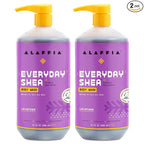 Alaffia Body Wash, EveryDay Shea, Lavender 2-Pack – Gentle Skin Cleanser by Alaffia