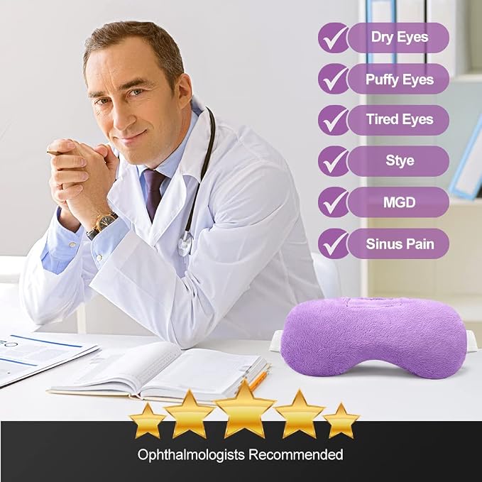 Umisleep Lavender Eye Mask, Aromatherapy Weighted Sleep Mask - Image 2