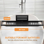Bathtub Tray Caddy Black - Image 2