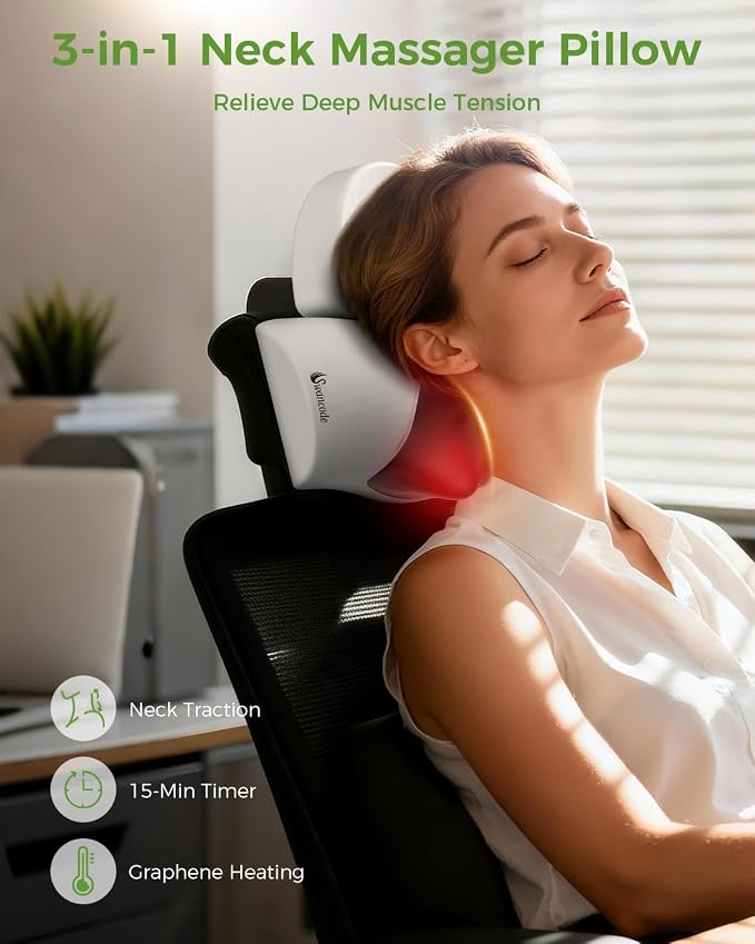Upgraded 3-in-1 Neck Massager Pillow - Image 4