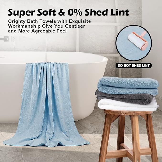 Orighty 2-Pack Microfiber Bath Towels - Image 2