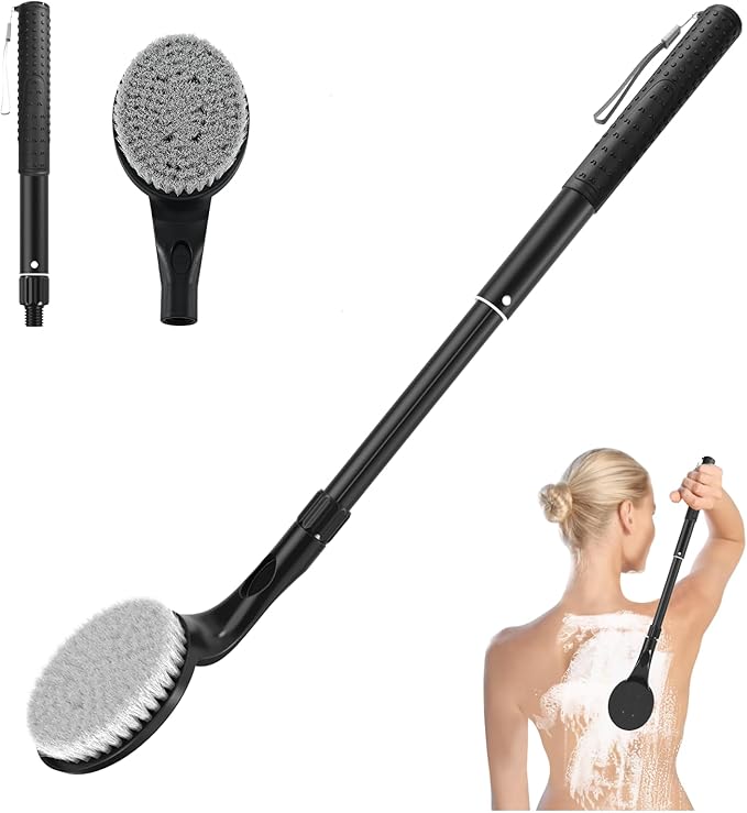 Gobiteli Back Scrubber for Shower, Back Brush for Shower for Men, Women and by Gobiteli