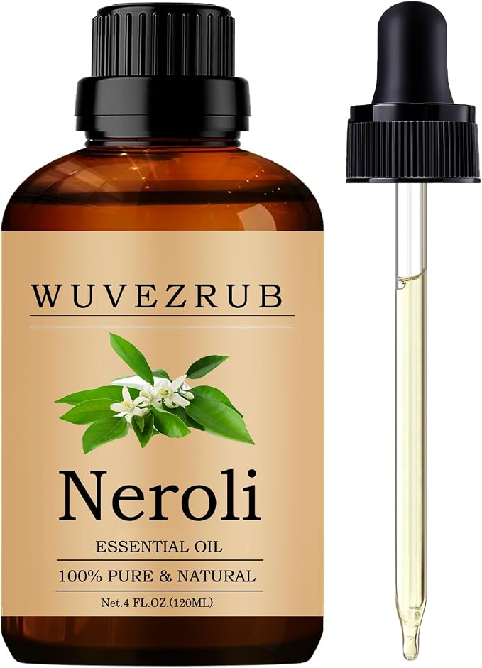 Neroli Essential Oils, 120ML Pure and Natural Essential Oil by WUVEZRUB
