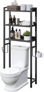 MAHANCRIS Over The Toilet Storage Rack, 3 Tier Bathroom Organizer Over Toilet - Image 9