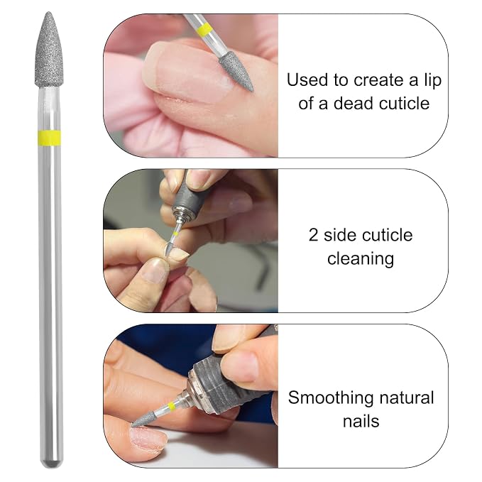 Nail Drill Bit Russian Manicure Drill Bits Nature Nail Buffer Bit - Image 4