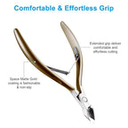 Cuticle Nippers 3/4 Cuticle Trimmer Clippers Stainless Steel Scissors Extremely - Image 4