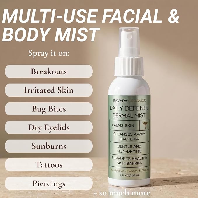 Hypochlorous Acid Facial Spray – Hydrating Face & Body Mist - Image 2
