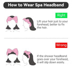 Ondder Spa Headband for Washing Face 8 Pack Aossrted Skincare Headbands for - Image 6