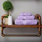 SUPERIOR Egyptian Cotton Pile 3 Piece Towel Set, Includes 1 Bath, 1 Hand - Image 2