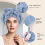 SUNLAND Large Microfiber Hair Drying Caps - Image 3