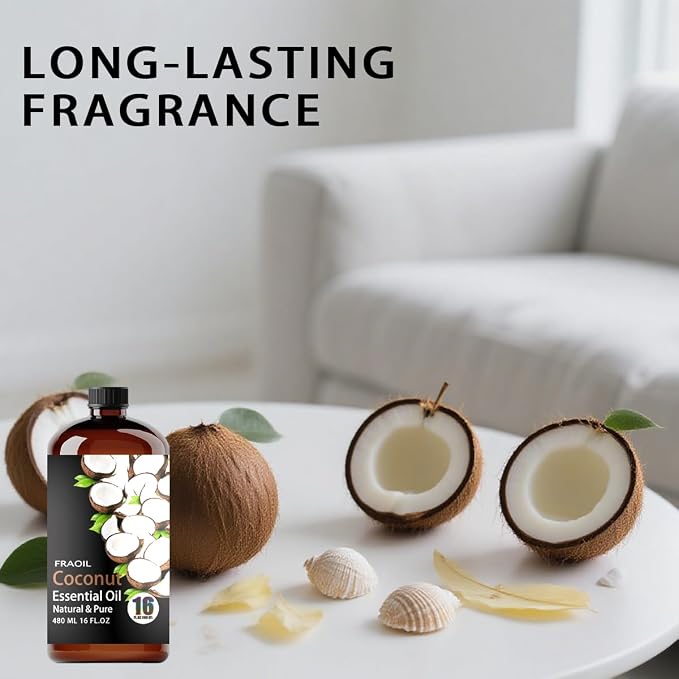Coconut Essential Oil, Coconut Oil 16 Fl Oz 480 ML - Image 4