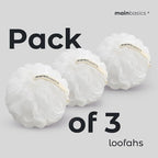 MainBasics Bath Shower Loofah Sponge Pouf Body Scrubber Exfoliator Body Wash - Image 6