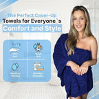 Infinitee Xclusives 100% Cotton Luxury Bath Towels Set of 2 - Image 4