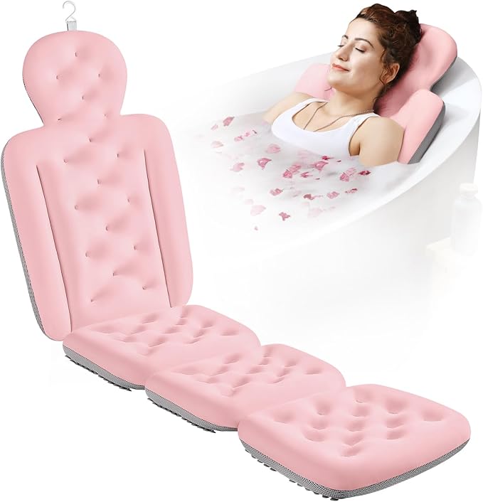 Full Body Bath Pillow for Bathtub, Thick Bathtub Cushion, Luxury Tub Pillow for by VOXOR